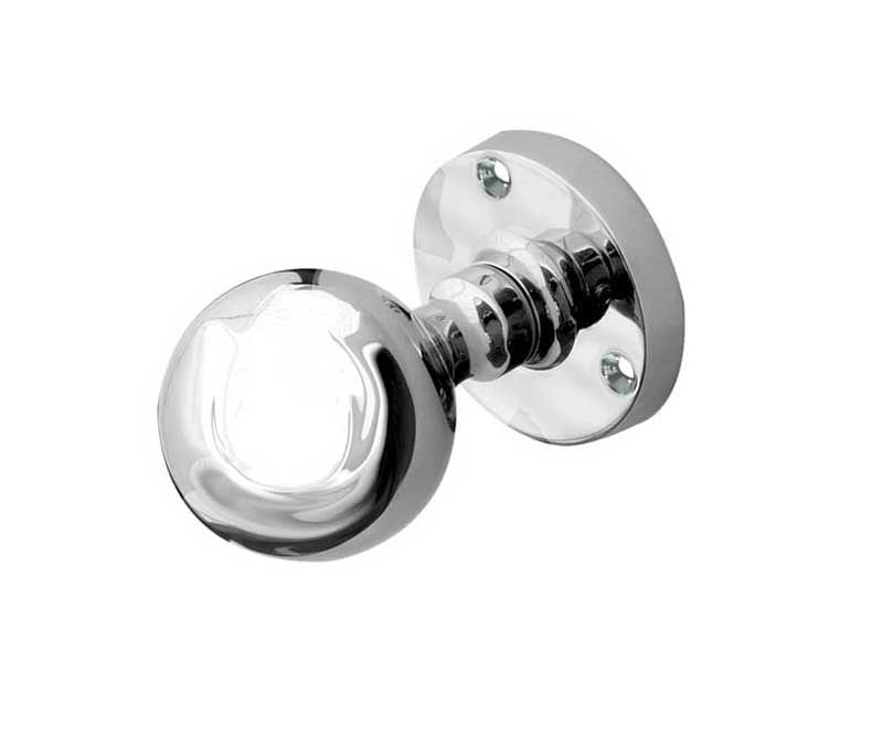 JV48 Ball Mortice Knobs Polished Chrome