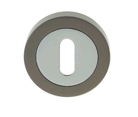Thumbnail for British Keyhole Profile Designer Escutcheon Plate - Various Finishes JV503