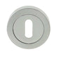 British Keyhole Profile Designer Escutcheon Plate - Various Finishes JV503