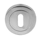 British Keyhole Profile Designer Escutcheon Plate - Various Finishes JV503