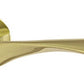Twirl Brass Finished Door Handles JV504PB