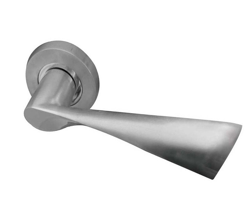 Twirl Door Handles Satin Chrome JV504SC