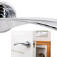 Twirl Polished Chrome Door Handles JV504PC
