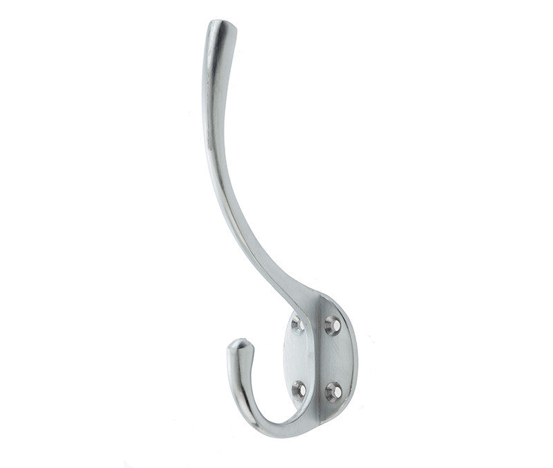 JV60 Satin Chrome Hat and Coat Hook