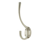 JV60 Satin Nickel Hat and Coat Hook