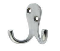 Thumbnail for JV62 Satin Chrome Double Robe Hook