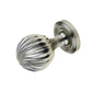 JV635SN SATIN NICKEL PARISIAN 'CLARISSE' MORTICE DOOR KNOBS