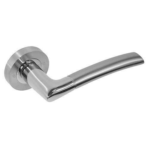 Lorenzo Dual Finish Door Handles - JV861PCSC