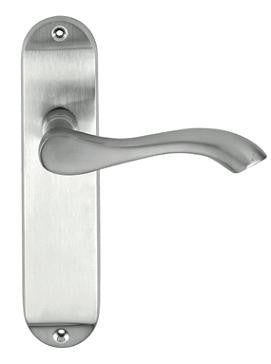 JV921SC Broadway Satin Chrome Frelan Door Handles