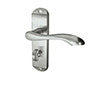 Thumbnail for JV922SC Broadway Satin Chrome Frelan Hardware Bathroom Door Handles