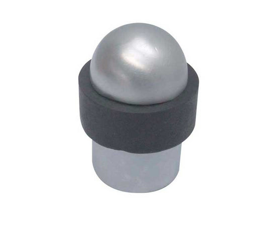 Satin Chrome Domed Floor Mounted Door Stop