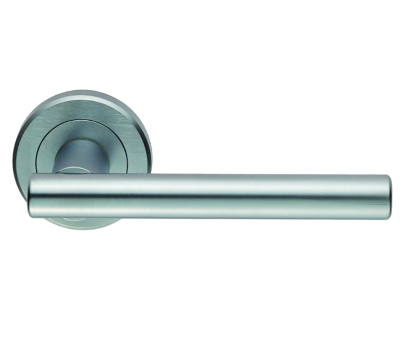 Seroz T-Bar Door Handles, Satin Chrome - M4D3121SC