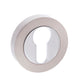 Atlantic 'EURO PROFILE' Keyhole Round Rose, Various Finishes-M-ESC-E