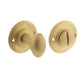 Atlantic UK 'Millhouse Brass' Oval Bathroom Turn & Release - Satin Brass - MHOWCSB