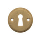 Atlantic UK 'Millhouse Brass' Standard Profile Escutcheons, Satin Brass - MHRKESB