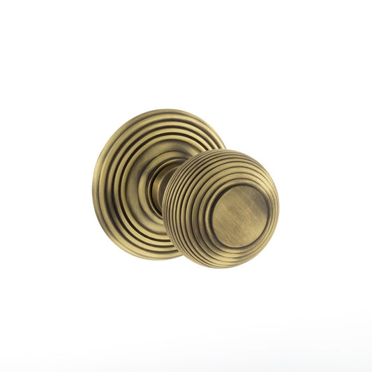 Atlantic UK Old English, OE50RMKMAB Ripon Mortice Door Knobs - Matt Antique Brass