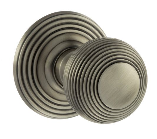 Atlantic UK Old English, OE50RMKMBN Ripon Mortice Door Knobs - Matt Gun Metal