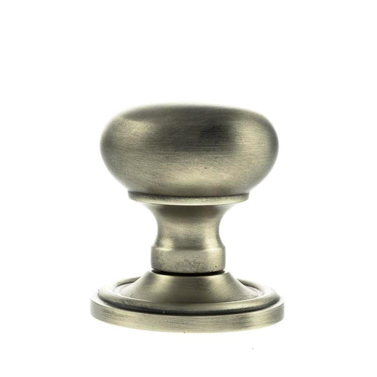 Atlantic UK Old English, OE58MMKMBN Harrogate Mushroom Mortice Door Knobs - Matt Gun Metal