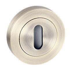 Atlantic 'Old English' Keyhole Escutcheon (Multiple Finishes) - OE-ESC-K