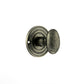 Pewter Distressed Silver Atlantic UK Old English Bathroom Turn & Release - OEOWCDS
