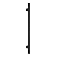 Knurled Matt Black T-Bar Drawer/Cabinet Pull Handle - 96mm, 128mm, 192mm Centres