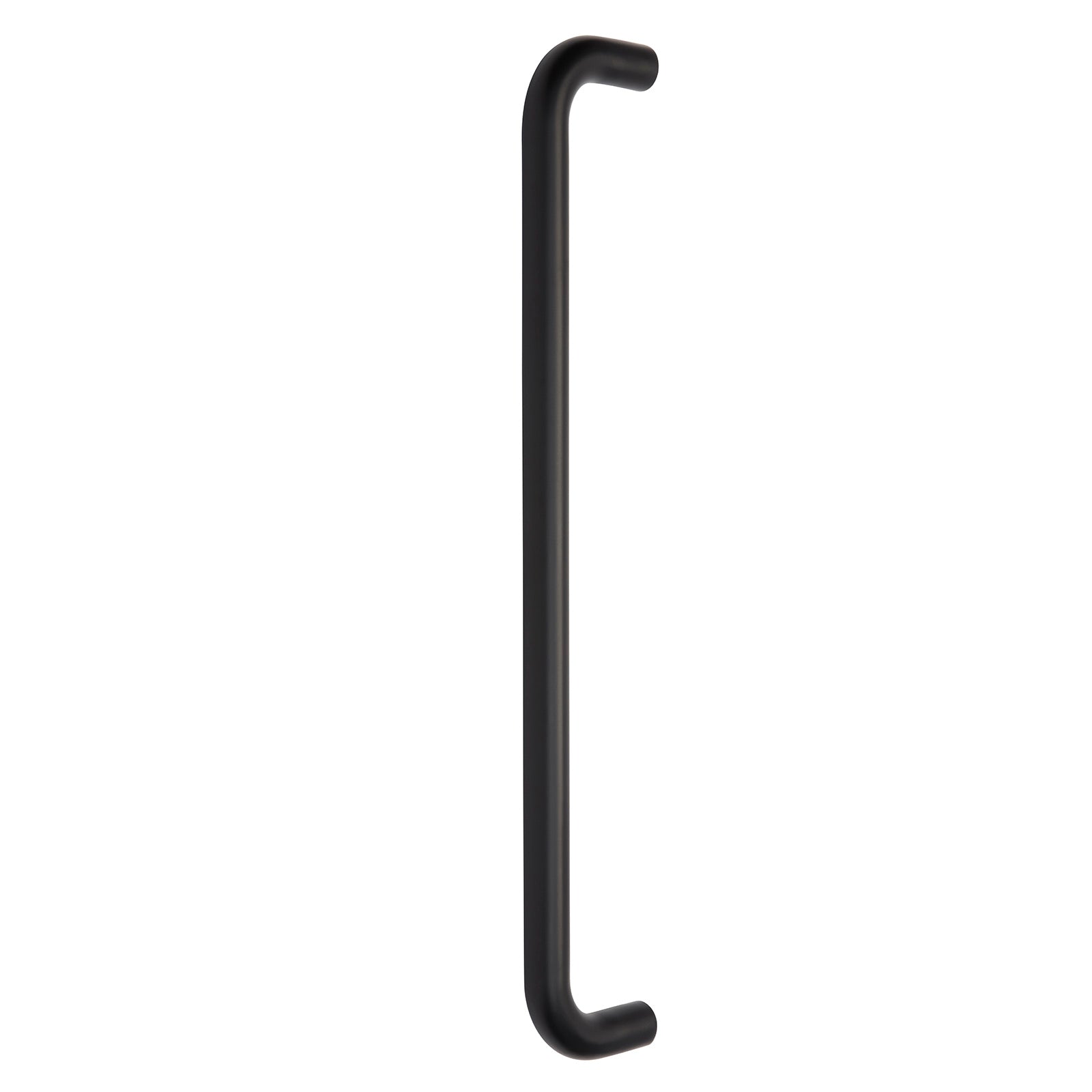 19mm x 400mm Grade 304 Matt Black Stainless Steel Bolt Through 'D' Pull Handle 