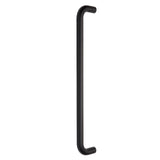 19mm x 400mm Grade 304 Matt Black Stainless Steel Bolt Through 'D' Pull Handle 