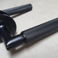 Piccadilly Knurled Lever Door Handles - Burlington Range - Matt Black