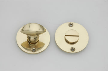 Polished Brass Classic Design Bathroom Turn & Release