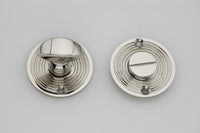 Thumbnail for Polished Chrome Reeded Beehive Design Bathroom Turn & Release