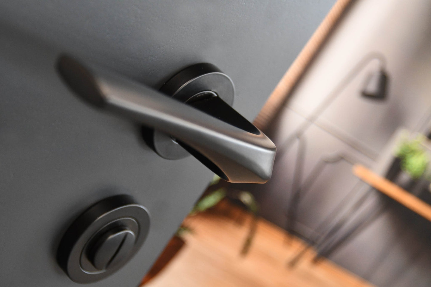 Selicia Matt Black Door Handles - M4D060MB