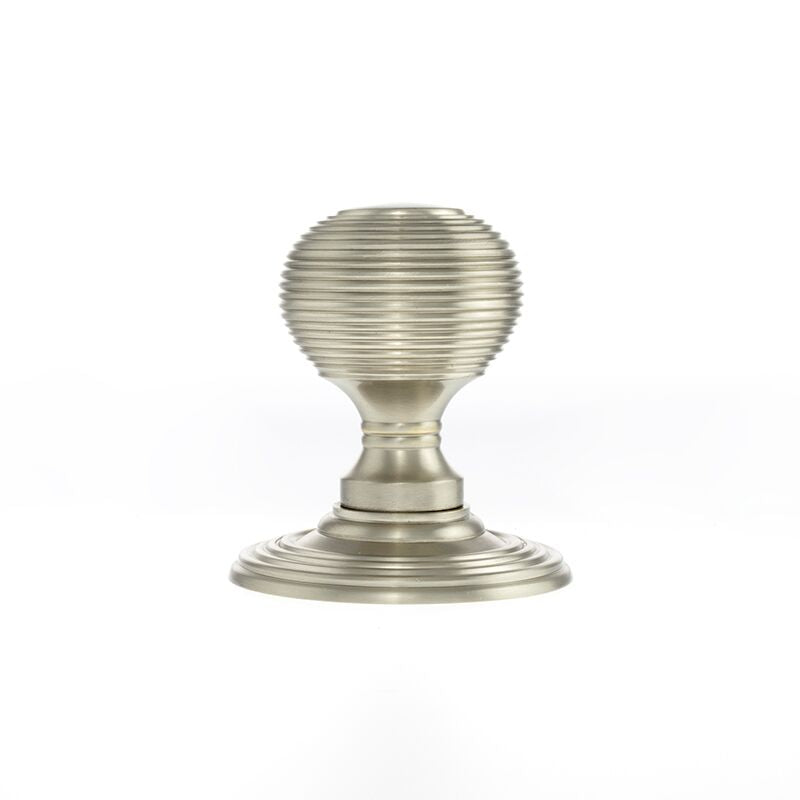 OE50RMKSN Ripon Mortice Door Knobs - Satin Nickel