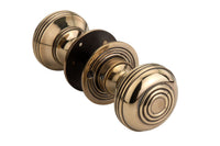 Thumbnail for Aged Brass Bloxwich Mortice/Rim Door Knobs (Solid Brass) - SB2103AGB