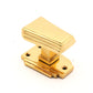 Triago 'Art Deco Period' Mortice Door Knobs - Solid Brass