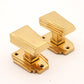 Triago 'Art Deco Period' Mortice Door Knobs - Solid Brass