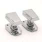 Triago 'Art Deco Period' Solid Brass Mortice Door Knobs - Polished Chrome