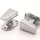 Triago 'Art Deco Period' Solid Brass Mortice Door Knobs - Polished Chrome - SB2112PC