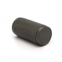 Thumbnail for Gun Metal Grey Knurled Cylinder Cupboard, Cabinet Pull Handle
