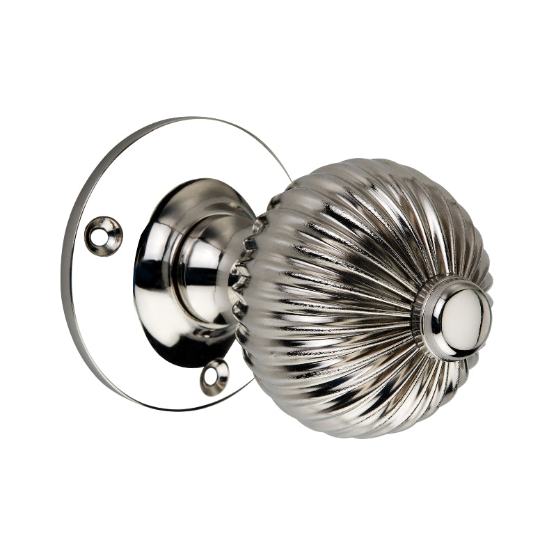 Polished Nickel Regency Mortice Door Knobs - SB2111PNP