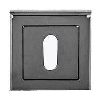 Thumbnail for Black Nickel Square British Keyhole Profile Escutcheon S2ESC-KS-BN