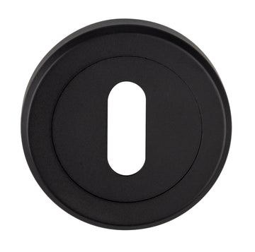 Matt Black Standard Keyhole Profile Escutcheon