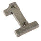 Valley Forge Pewter Patina Door Numerals VF15 Number 1