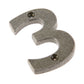 Valley Forge Pewter Patina Door Numerals VF15 Number 3