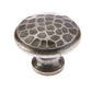 Valley Forge Pewter Patina Hammered Finish Cabinet Knob VF87