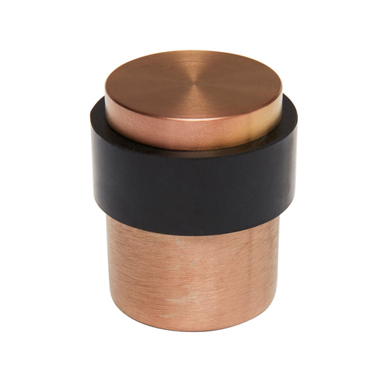 Copper Heavy Duty Floor Mounted Rubber Buffered Door Stop