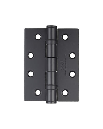 Zoo Hardware ZHS43PCB, 4 Inch Ball Bearing Hinges - Powder Coated Matt Black