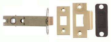 4 Inch AL4BP Polished Brass Heavy Sprung Mortice Latch