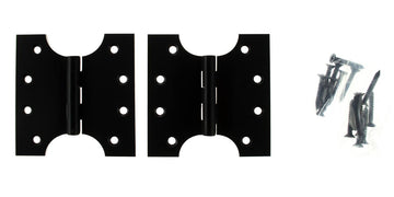 4 x 4 Inch Matt Black Atlantic UK Parliament Hinges - APH424MB