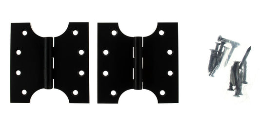 Matt Black Parliament Hinges 4 Inch - APH424MB