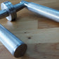 Satin Stainless Steel Knurled Door Handles - Exclusive Design